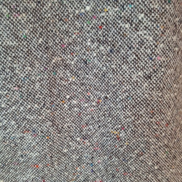 Vintage tweed side button skirt modest cottagecore 70s - Picture 4 of 4